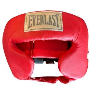 Everlast 4022 Red Open Face Head Gear
